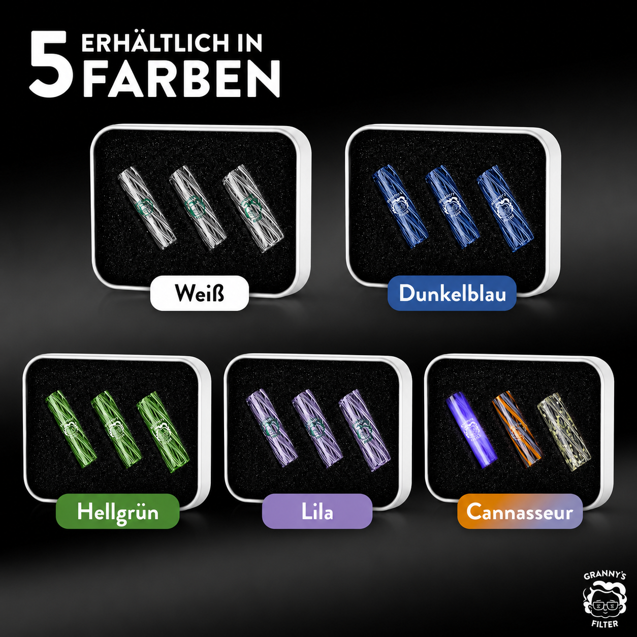 GLAS TIPS FILTER SET – 8 MM, 10 MM & 12 MM | WIEDERVERWENDBAR