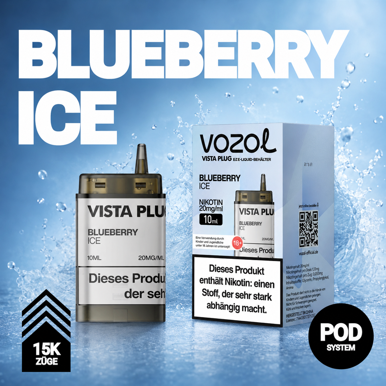Vozol Vista 15k Plug EZ Pod