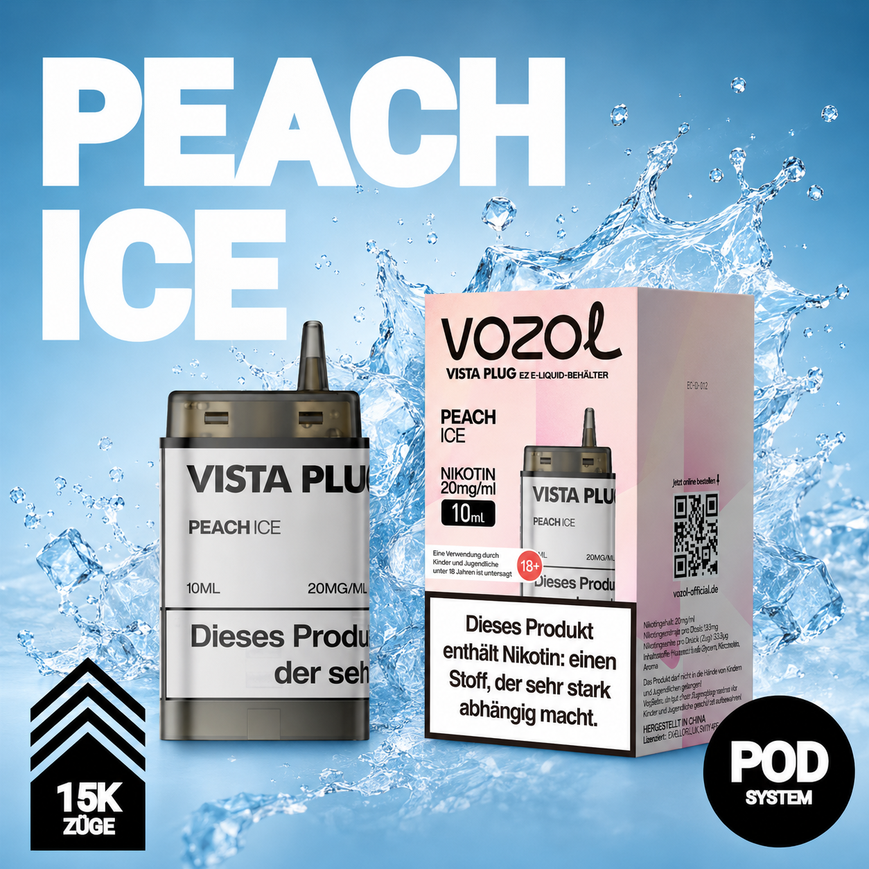 Vozol Vista 15k Plug EZ Pod