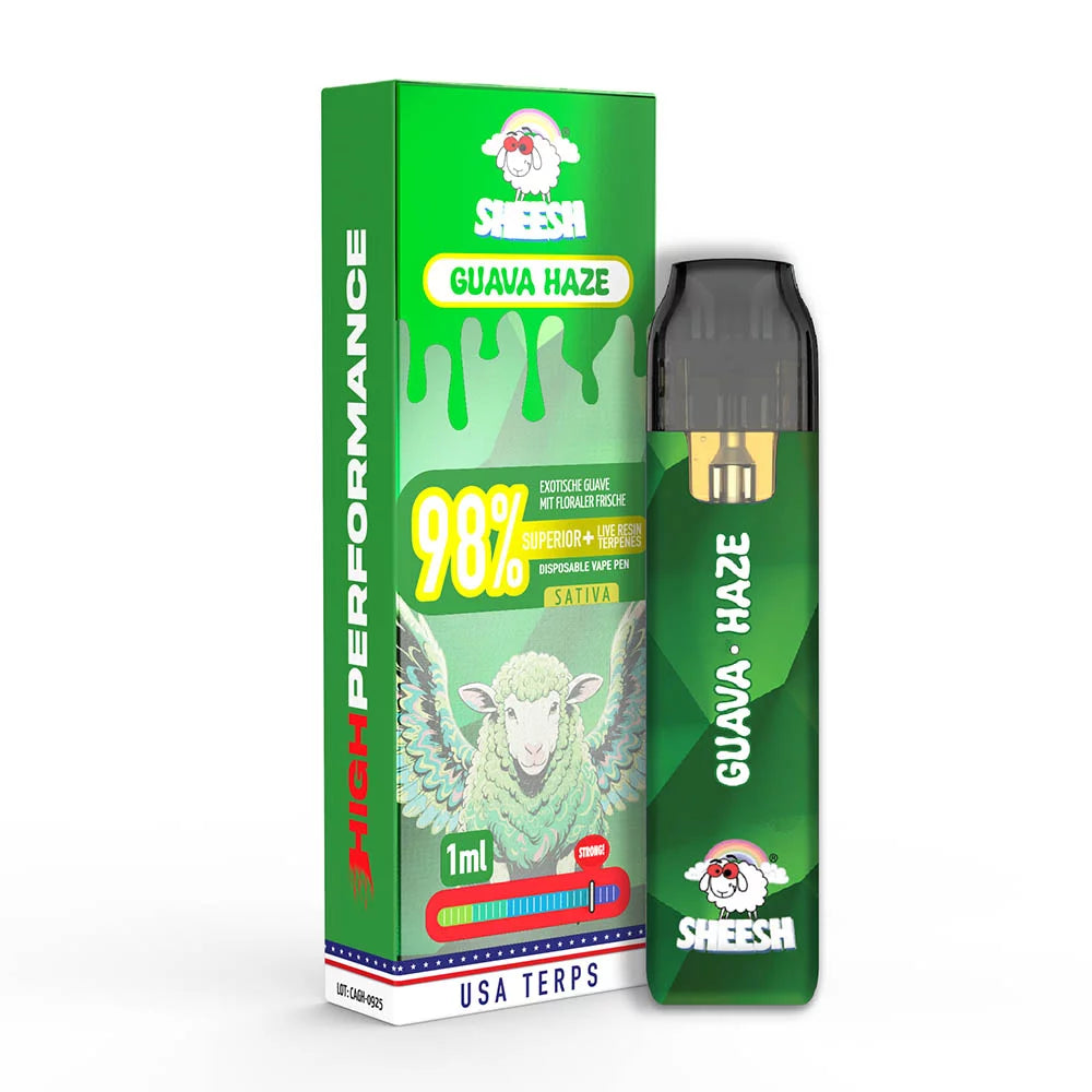 Sheesh 98% Superior Blend Vape - Guava Haze